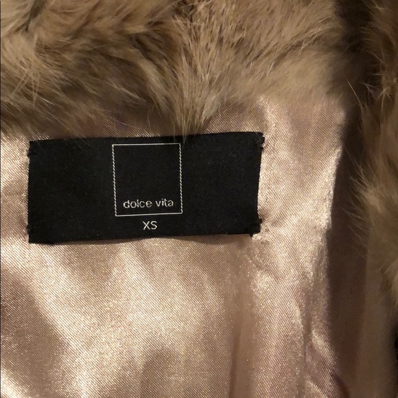 Cropped Rabbit Fur coat - Picture 3 of 3